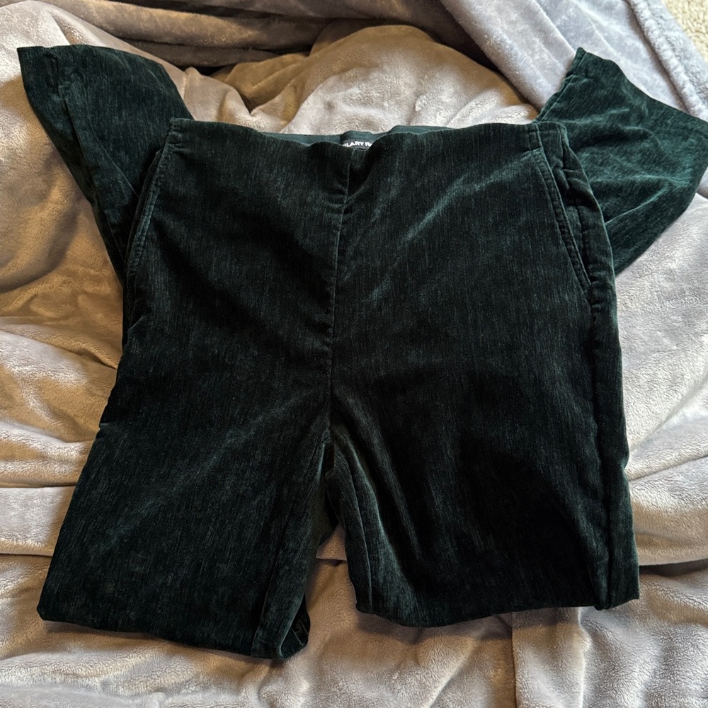Green velvet dress pant - Picture 3 of 6